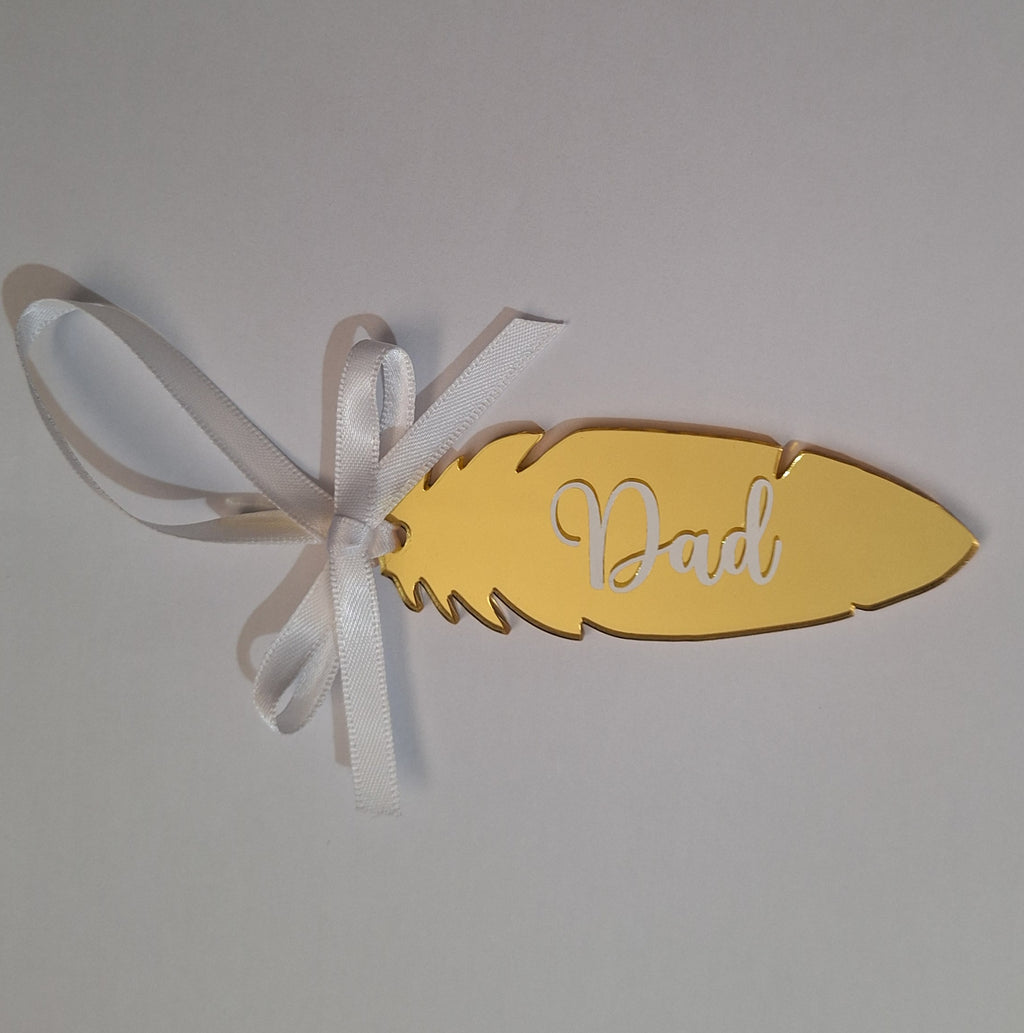 Personalised feather