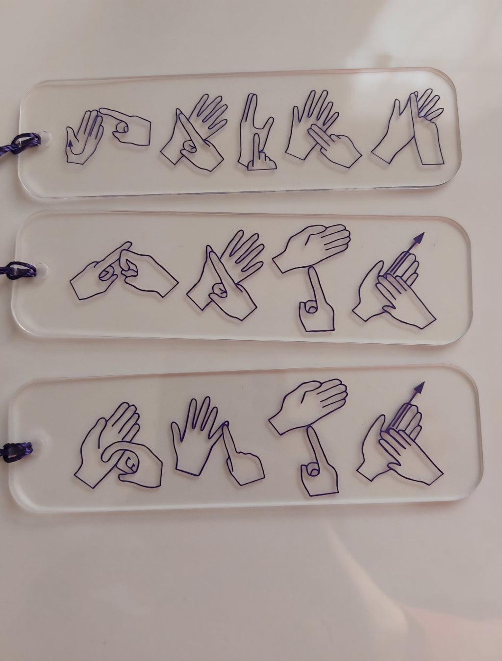 British Sign Language bookmark