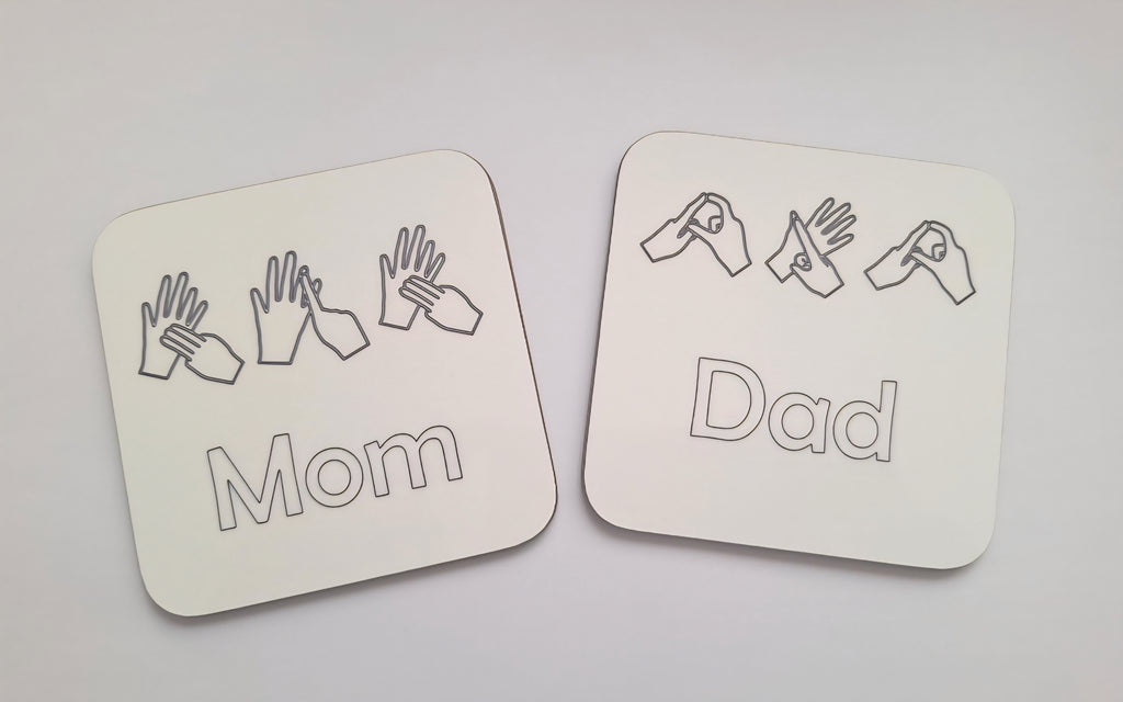 British Sign Language coaster