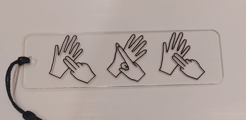 British Sign Language bookmark