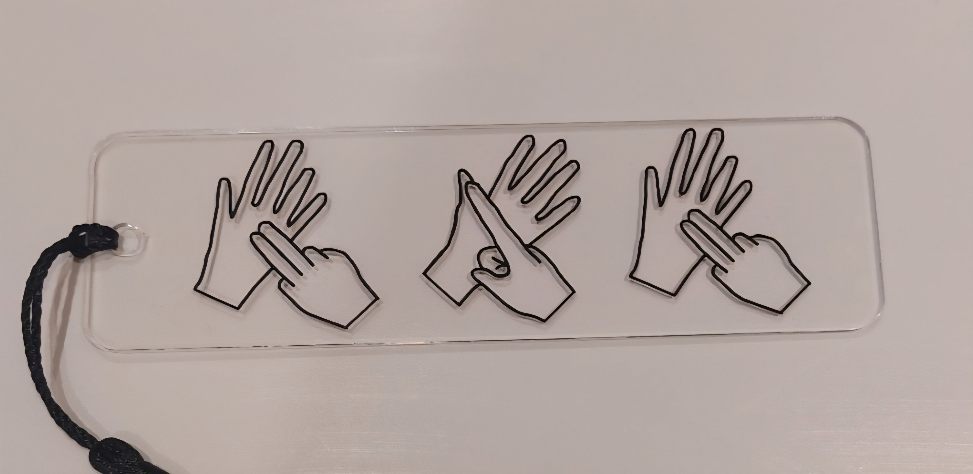 British Sign Language bookmark
