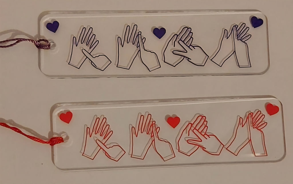 British Sign Language bookmark